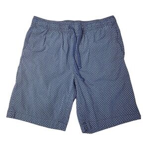 Banana Republic Men's Deck Shorts Navy Blue Geometric Diamond Print Size S G32